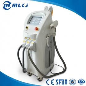 4 en 1 Elight SHR ND Yag equipo del salón de estética láser RF