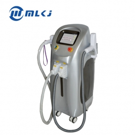 808nm Лазерное оборудование для лазерного лазера ND Yag с двумя ручками