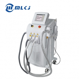 Chine professionnel beauté machine fabricant 4 en 1 elight 808 diode nd yag laser rf multifonction équipement médical CE SFDA approuvé